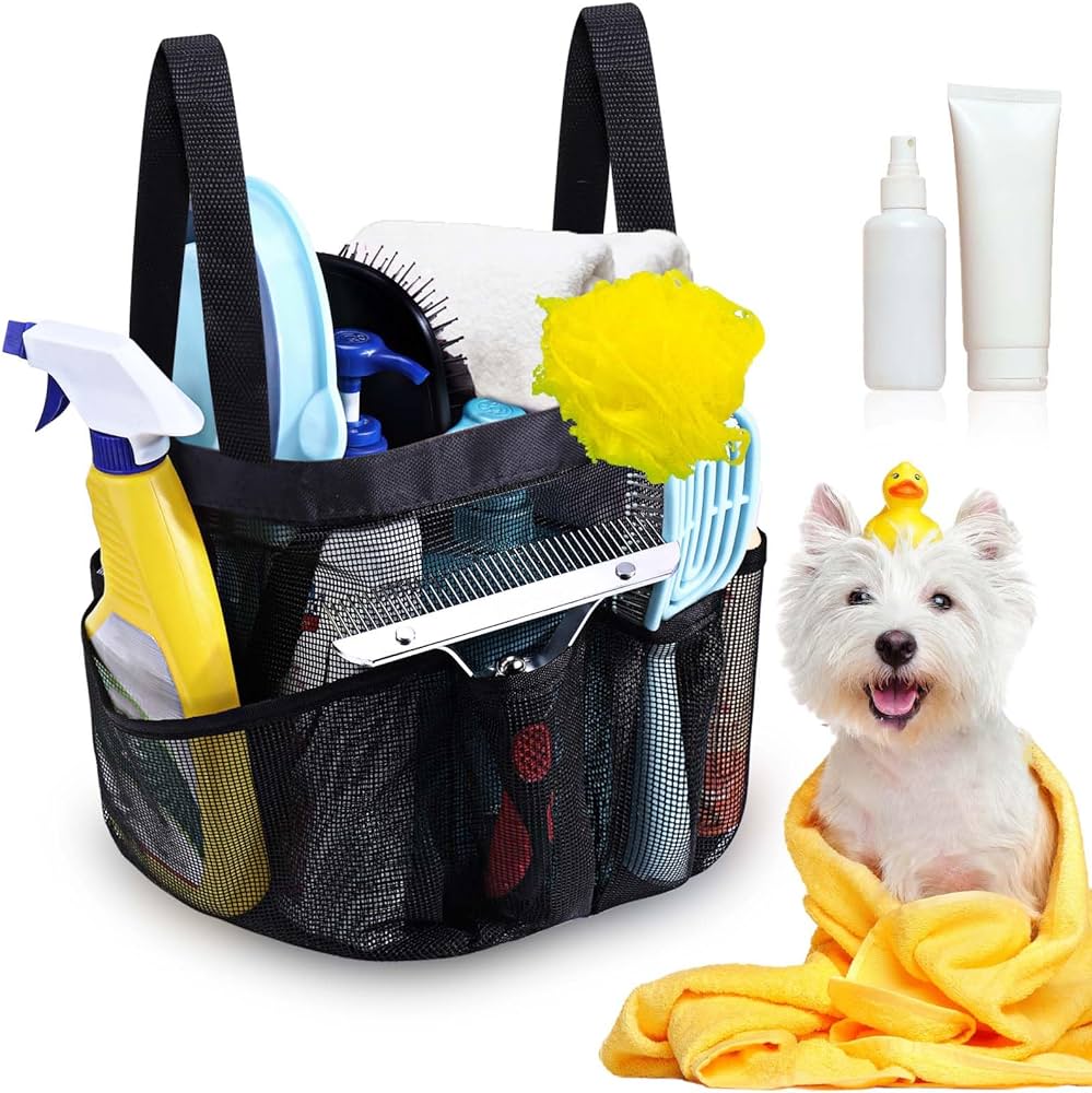 Puppy grooming supplies