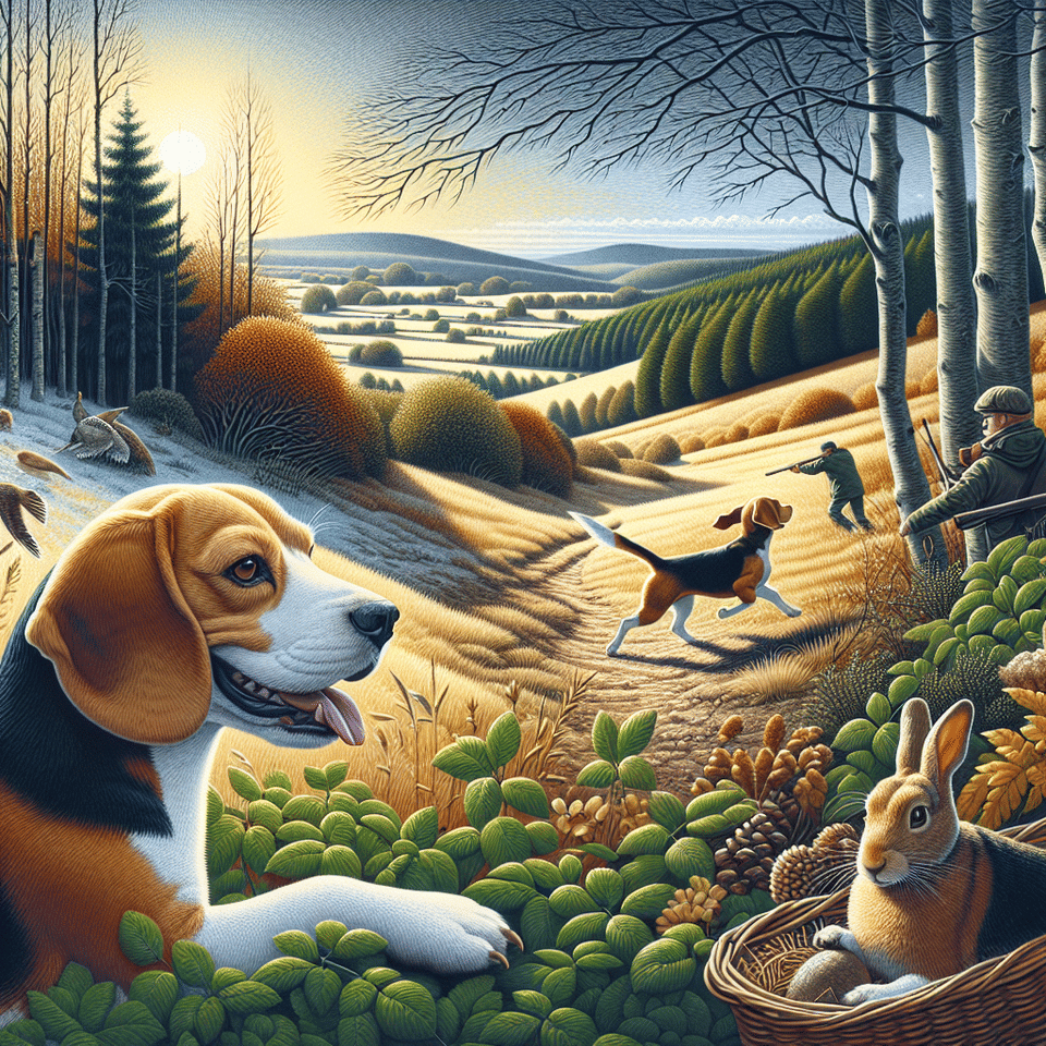 Exploring the Beagle's Hunting Pedigree: From Rabbits to Retrieval